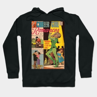 Vintage Romance Comic Book Cover - Career Girl Romances Hoodie